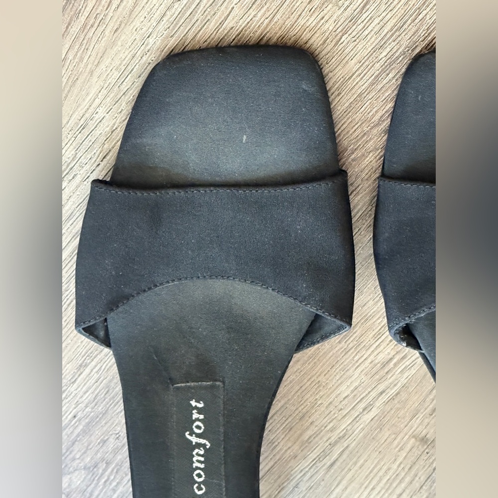 Nina Comfort Slides with Clear Heel 6 - Picture 3 of 15